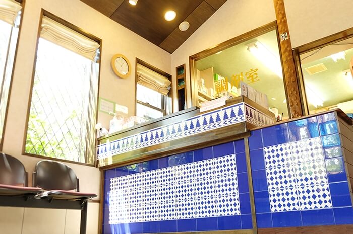 受付カウンター